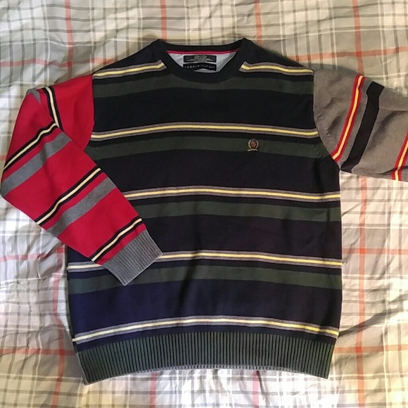 Tommy Hilfiger Other - Vintage Tommy Hilfiger 1990's colorblock sweater L